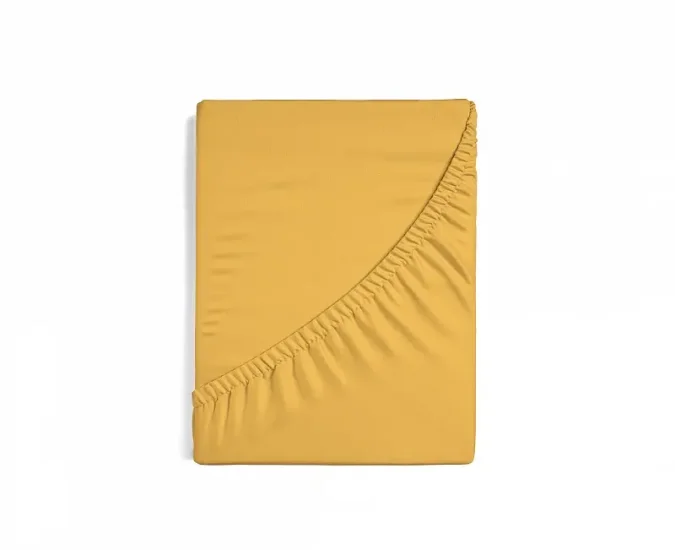 (obrázek pro) Prostěradlo Vanilkově žluté ELASTAN STANDARD 90x200