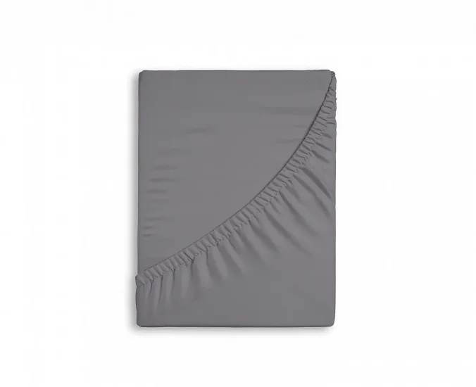(obrázek pro) Prostěradlo Středně šedé JERSEY PREMIUM 120x200