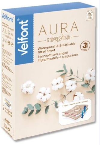 (image for) Nepropustné prostěradlo Aura bílá 60x140