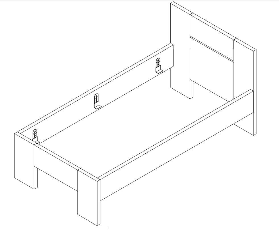 (image for) Vento Masiv jednolůžko 90x200
